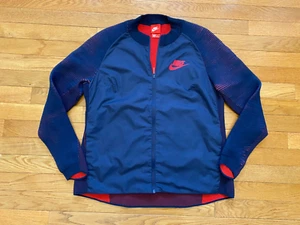 Women's Size M Nike Sportswear Athletic Track Jacket USA Red White Blue - Picture 1 of 4