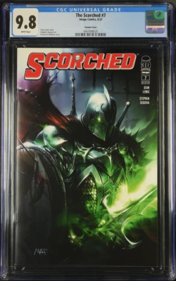 Scorched #7 CGC 9.8 Mattina Variant - Image 1 of 2