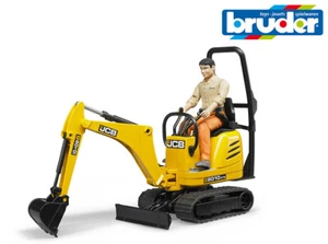 Bruder Giocattoli Jcb Mini Scavatore 8010 Cts + Guida - Moving Braccio + Secchio - Foto 1 di 3