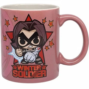 Marvel The Winter Soldier Chibi Character and Symbol 11oz. Ceramic Mug Multi-Co - Picture 1 of 1
