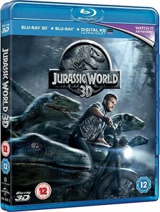 Jurassic World 3D Blu-ray With Protective Slip Case New Sealed UK Seller - Picture 1 of 1
