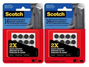 Scotch 16pk Premium Bumpers Black 2 Pack - Picture 1 of 5