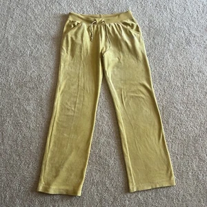 bcbgmaxazria girls Sweatpants velour yellow size 10 - Picture 1 of 6