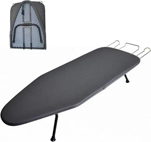 Compact Foldable Tabletop Ironing Board with Iron Rest and Heat Resistant Cover, - Picture 1 of 6
