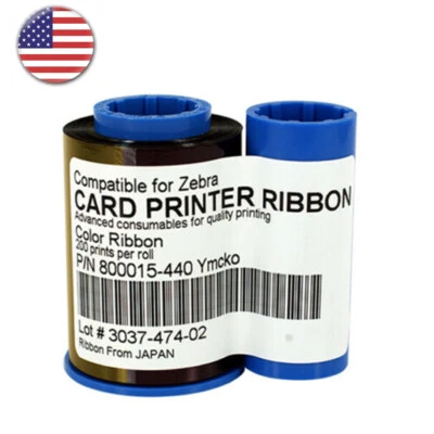 Compatible Ribbon Zebra 800015-440 YMCKO Color 200print for Zebra P310i P320i  - Image 1 of 4