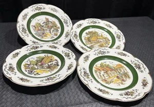Ascot Service Plate by Wood And Sons Set of 4 Decorative 10.5” Plates. 680-1-4 - Picture 1 of 8