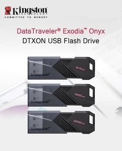 Kingston UDisk DTXON 64GB 128GB 256GB USB3.2 Flash Drive Memory Device Pen Stick - Picture 1 of 8