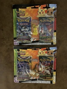 Pokémon TCG Back to School Pikachu & Eevee Eraser Blister Set Evolving Skies (2) - Bild 1 von 6