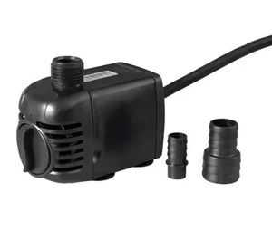 Totalpond Fountain Pump Black 5ft Pump Height 300 GPH 16ft Cord Garden Flower - Picture 1 of 9