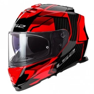 LS2 Helm - FF800 Storm 2 Tracker (2206) - Gloss Black/Red - Bild 1 von 1
