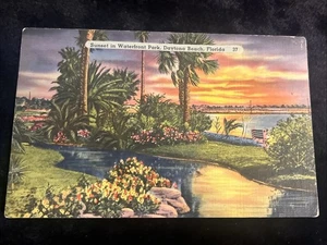 Postal de Waterfront Park 1939, Daytona Beach Florida - Imagen 1 de 9