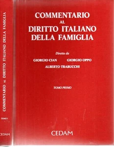 @N69 COMMENTARIO AL DIRITTO ITALIANO DELLA FAMIGLIA TOMO PRIMO 1992 - Picture 1 of 1