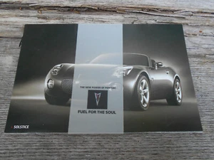 Pontiac Solstice Press Kit Media Kit SEALED Unknown year and contents - Imagen 1 de 3