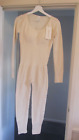 bnwt JEAN LOUIS FRANCOISE cream seamless catsuit one size from tik tok shop