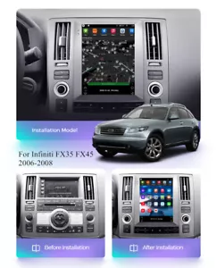 9.7'' Vertical Android 11 Car Stereo Radio WIFI For Infiniti FX35 FX45 2006-08 - Foto 1 di 10