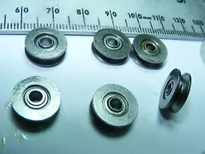 MENGE 8 RIEMENSCHEIBE UMLENKLAGER 3 MM BOHRUNG RUNDRIEMEN 3D USA KOSTENLOSER VERSAND - Bild 1 von 8