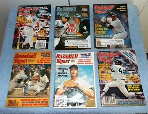 Lote de 6 NY YANKEES de Baseball Digest de 1979 a 2005 - Imagen 1 de 7
