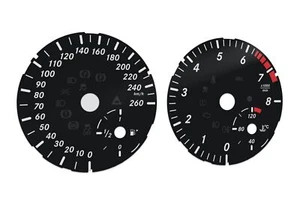 Mercedes-Benz ML,GL - Speedometer dials MPH to km/h Gauges - Picture 1 of 6