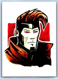 Gambit Sketch Card Scott Sketches Trading Card Print Fan Art - Picture 1 of 2