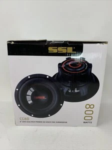 Soundstorm CG8D Charge 8″ Dual Voice Coil Subwoofer - Picture 1 of 8