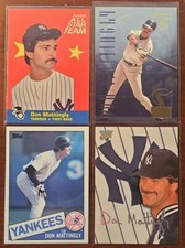 Assorted Don Mattingly Cards (You Pick) Base, Inserts, SP's, New York Yankees