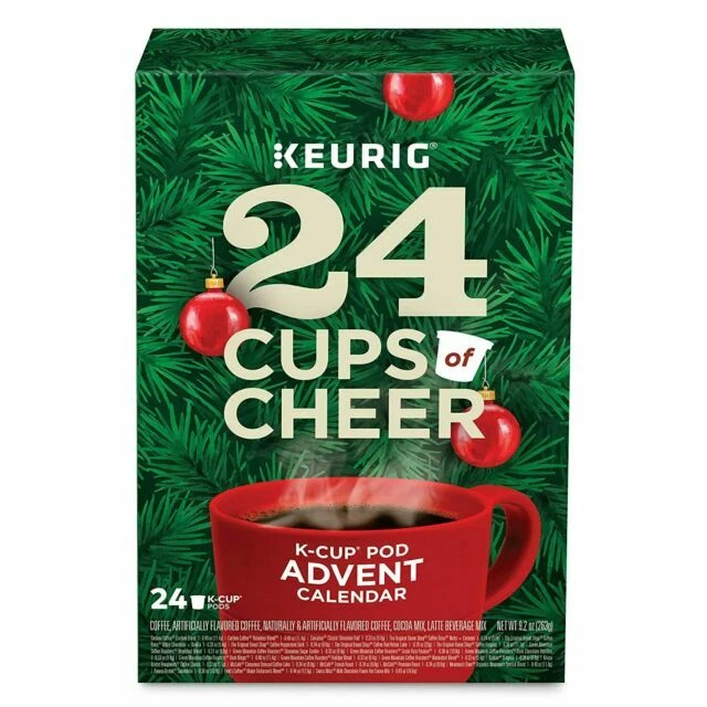 Keurig Advent Calendar Single Serve K-Cup Pods - Pack of 24