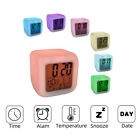 Backlight Christmas Children 7 Colour Alarm Clock Creative Child Bedroom Digital