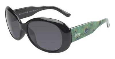 Gafas de sol de diseñador Lucky Brand Del Mar negras verdes pavo real azul gris lentes nuevas Foto 1 de 4