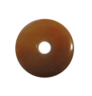 Aventurin rot - auch Sonnenstein genannt Donut Anhänger 40 mm - Bild 1 von 3