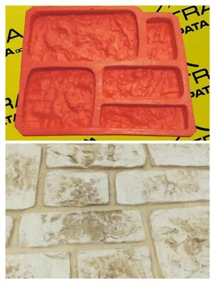 CONCRETE STONE VENEER MOLD texture mold SLATE STONE Decorative printing Concrete - Image 1 of 4