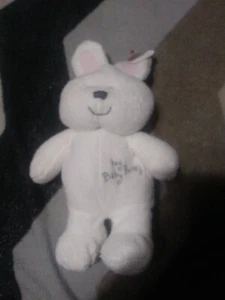 Peluche Ty My Baby Bunny ojos cosidos 2005 raro nuevo con etiquetas 10" - Imagen 1 de 8