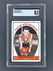 1968 Scanlen's South Melbourne Swans Bob Skilton SGC 8 - Picture 1 of 2