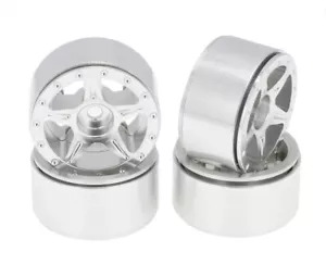Billet Machined Alloy Wheels (4) for Axial 1/24 SCX24 Rock Crawler - Picture 1 of 1
