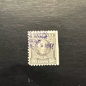 US Stamp Scott #RG119cc- Used Ng Perfin Cancel - Picture 1 of 2