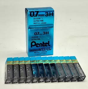Pentel ▪︎ Hi-Polymer Bleistiftmine 0,7 ▪︎ 3H ultrafein ▪︎ 144 Stück ▪︎ NEU - Bild 1 von 1