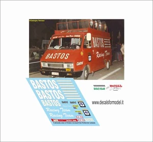 DECALS 1:43 ASSISTENZA VAN SERVICE CITROEN C35 BASTOS PORSCHE GABAN - Foto 1 di 1
