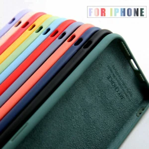 Coque Etui Antichoc Liquide Silicone Pour iPhone 16 Pro Max Plus 15 14 13 12 11 - Zdjęcie 1 z 25