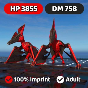 Ark Survival Ascended Official PVE Pteranodon DeadPool BR TOP STATS PS5/XBOX/PC - Picture 1 of 5