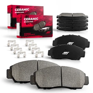 Pastillas de freno delanteras + traseras de cerámica para Nissan Sentra 2017-2018 - Imagen 1 de 8