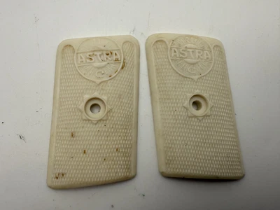 PEQUEÑO Astra Original Empuñadura de Fábrica Blanco Marfil Color Lote E- LEER Foto 1 de 4