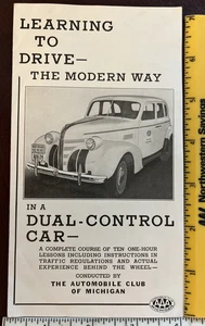 Vintage "Learning To Drive the Modern Way" AAA Guide Booklet 1950's No Comp. - Bild 1 von 6