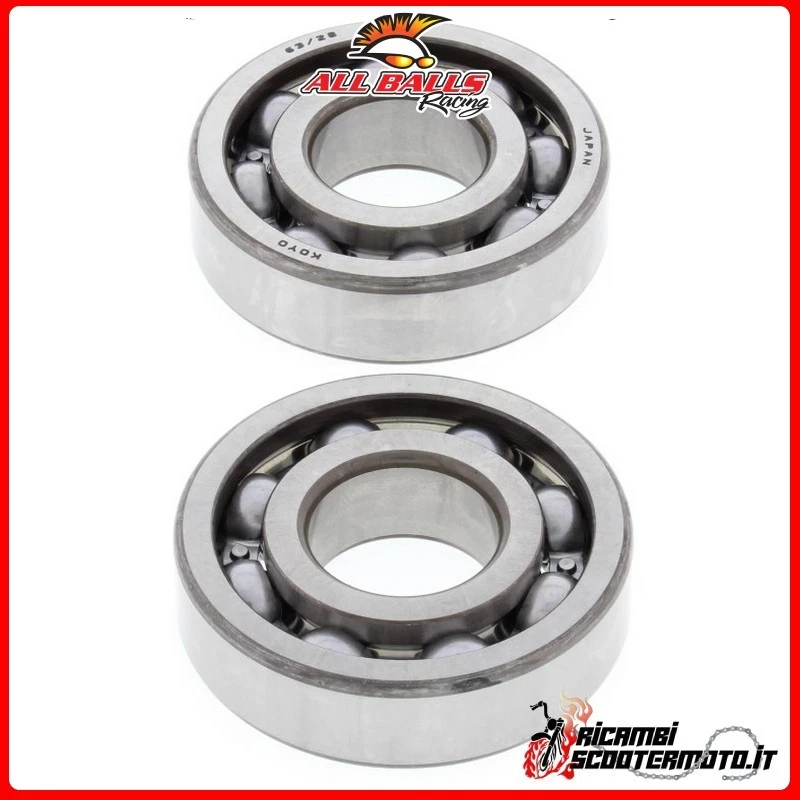 KIT DE ROULEMENT DE VILEBREQUIN All Balls Honda TR 200 Fat Cat 1986-1987 24-1033 — 第 1/1 张图片