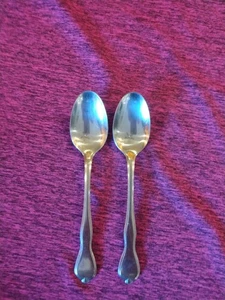Cambridge Silver Kimberly 2 teaspoons 5-7/8"  Indonesia stainless - Picture 1 of 5