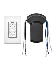 White Fan Control from the HIRO Control WiFi 36in Cabana Collection - Picture 1 of 1
