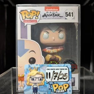 FUNKO POP! RARE Avatar #541 Aang on Airscooter GITD Chase Exclusive [VAULTED] - Picture 1 of 8