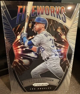 2020 Panini Prizm Cody Bellinger Fireworks Insert #F-5  Dodgers *ATGCARDS* - Picture 1 of 2