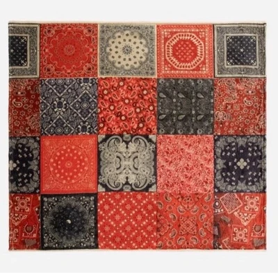 Johnny Was Laurel Canyon acogedora manta polar reversible 68x75” nueva con etiquetas Foto 1 de 4