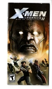 Xmen Legends II Age of Apocalypse PSP MANUAL ONLY Insert Authentic - Bild 1 von 1