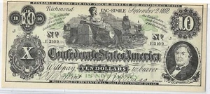 1862 Confederate Advertising Note - Picture 1 of 2