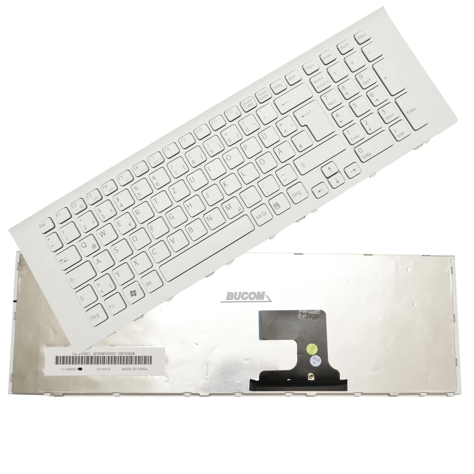 For Sony VPC-EF Series VPCEF VPCEF4E1E/WI VPCEF4E1R/WI VPCEF2E1E/WI DE Keyboard - Image 1 of 1